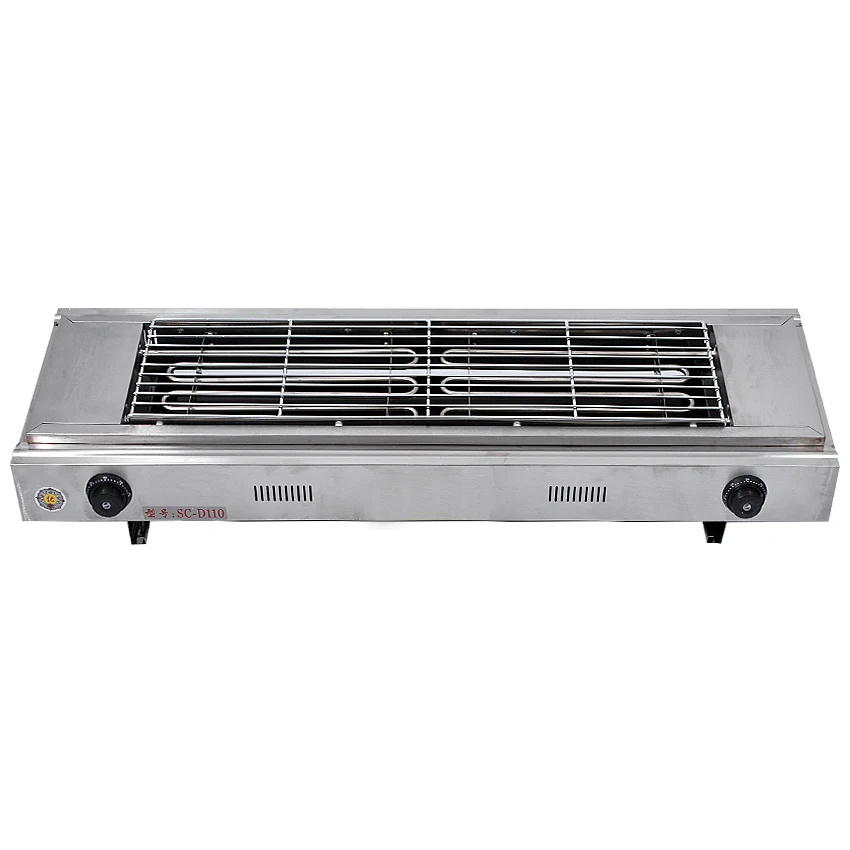 Electric Barbecue Pits Commercial Barbecue Grill Home Stainless Steel Smokeless Electric Oven SD-110 220V 5000W 50-300 degrees