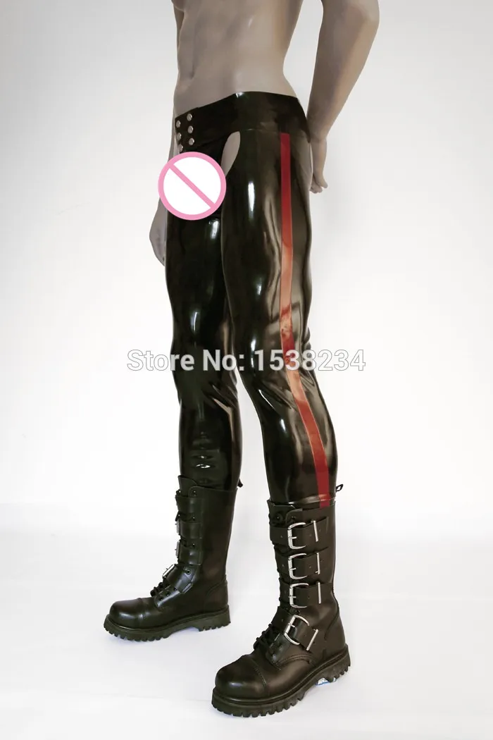 Lateksowe TROUSERS Gumowe męskie dżinsy Lateksowe spodnie gumowe Długie spodnie Męskie seksowne spodnie lateksowe