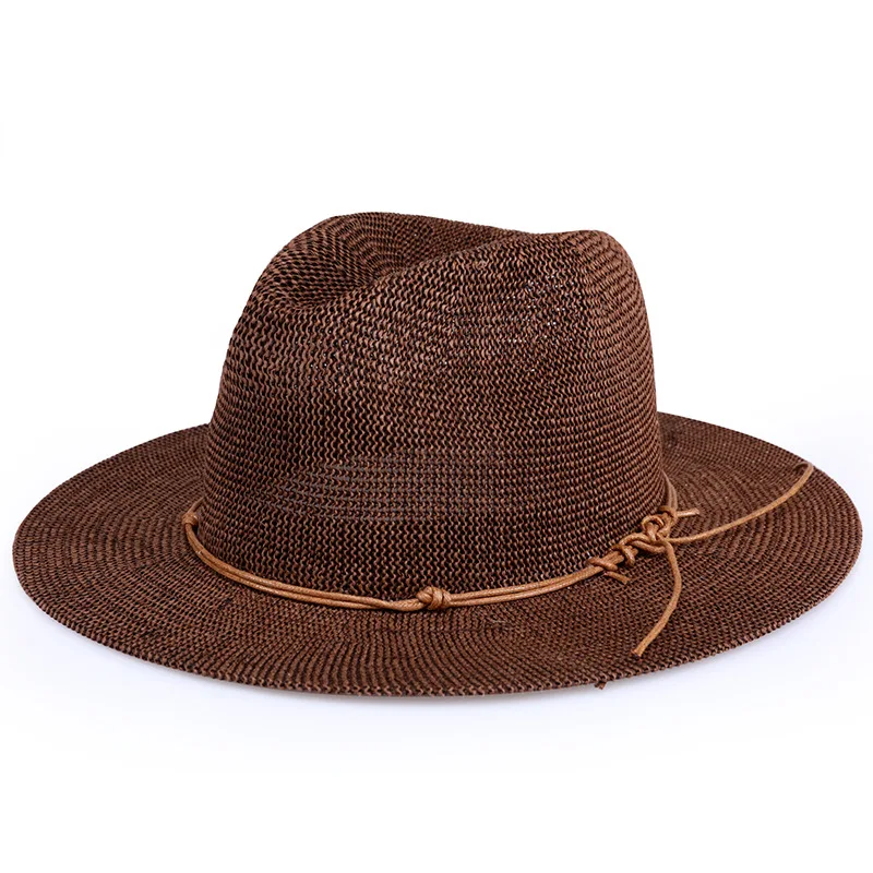 Summer hat new straw yarn lady\'s sun hat ，Sun and ultraviolet protection，Wide brimmed straw hat