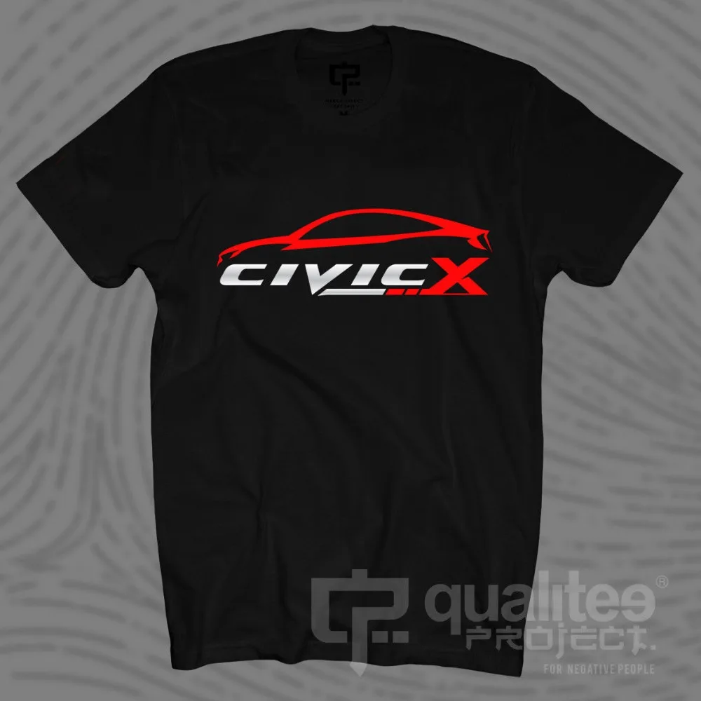 New Civic X 10 Generation Fc Type R T-Shirt Good Quality Cotton T Shirt Men and Men O-Neck Casual Print T Shirt Business