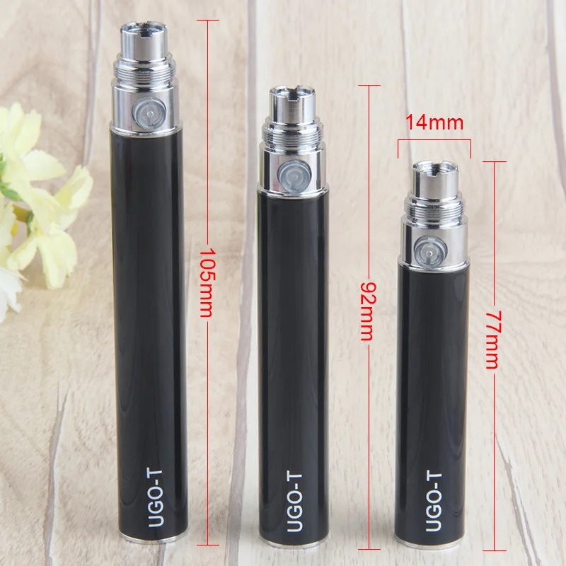 1Pcs UGO-T Vape Batterij Micro Usb Passthrough 1100Mah Elektronische Sigaret Ego Voor 510 Draad CE4 Mt3 Tank Pen