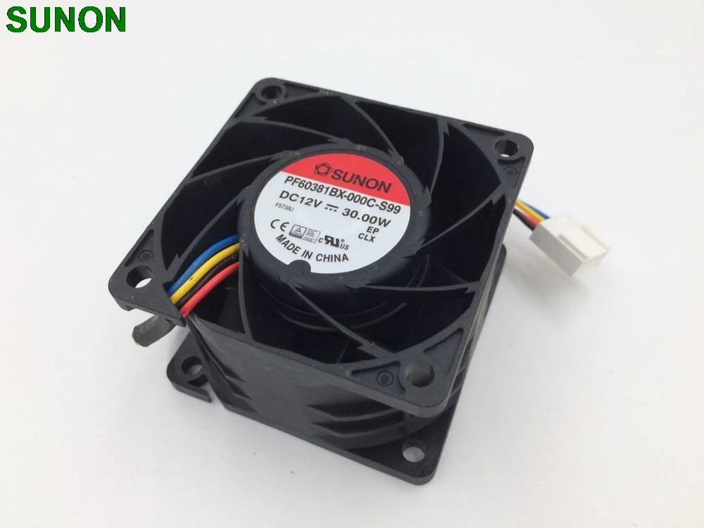 

Brand For Sunon PF60381BX-000C-S99 60*60*38mm 12V 30W Cooler Cooling Fan