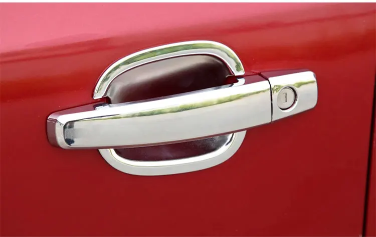 Hot Sale For Hyundai Tucson Accessories 2004 - 2009 Chrome Door Handle 2005 2006 2007 2008 Car Covers Car Stickers Car Styling