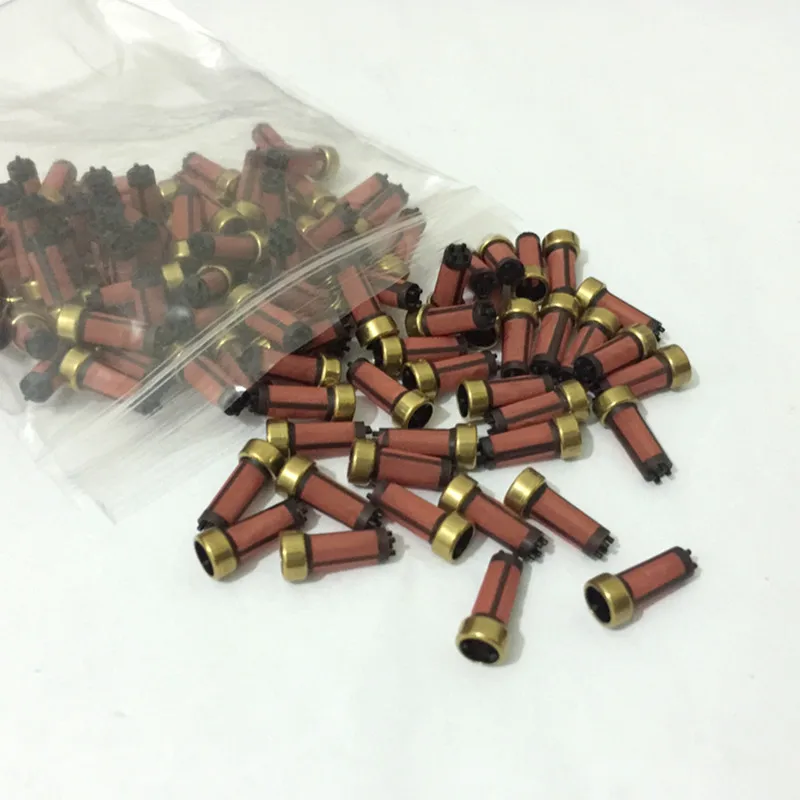 Free shipping 500pcs Hot sale fuel injector filter for bosch fuel injector micro filter micro basket size 14*6*3mm