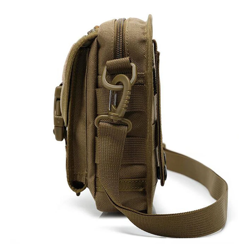 Bolso táctico multifuncional para hombre, bandolera de hombro de camuflaje, bolso Molle deportivo de viaje al aire libre, XA462WD
