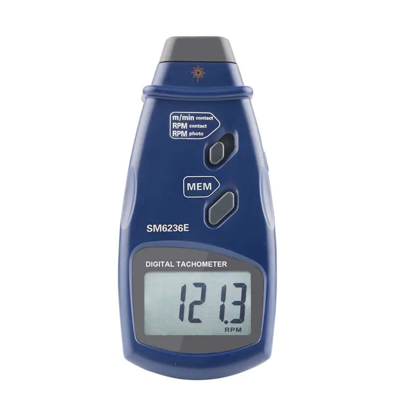 

Portable Digital Tachometer Laser Non-Contact RPM Rotation Speed Meter Contact Surface Speed Data Store Tach Measurement Tools