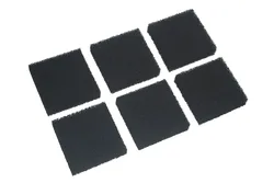 Pack of 6 Compatible Carbon Aquarium Filter Sponge for Juwel Compact / Bioflow 3.0 / M