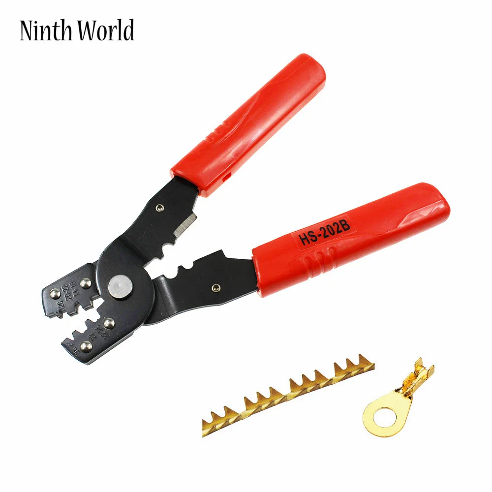 Multifunction Line Pressing Clamp The HS-202B Cold Press Clamp Wiring Terminal Cutters Telephone Plug Crimping Pliers