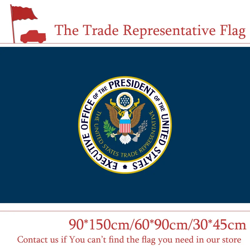 The Trade Representative Flag Decorative American 90*150cm 60*90cm 40*60cm Flying Flag 3x5ft Polyester Banners 100d Polyester