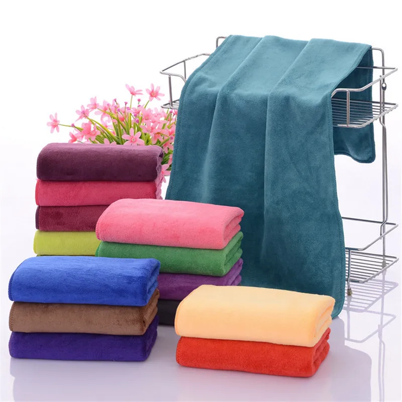 15 Colors Microfiber Fabric Dry Hair Towels Nano 35*75CM Car Wash Hair Cleaning Towel Absorbent Face Hand Towel Bathroom Toallas