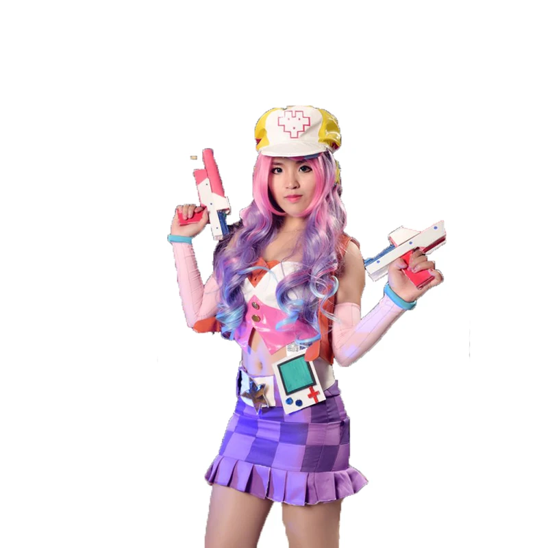 LOL Arcade Miss Fortune Cosplay Costume Costume with hat and belt 11 image 3