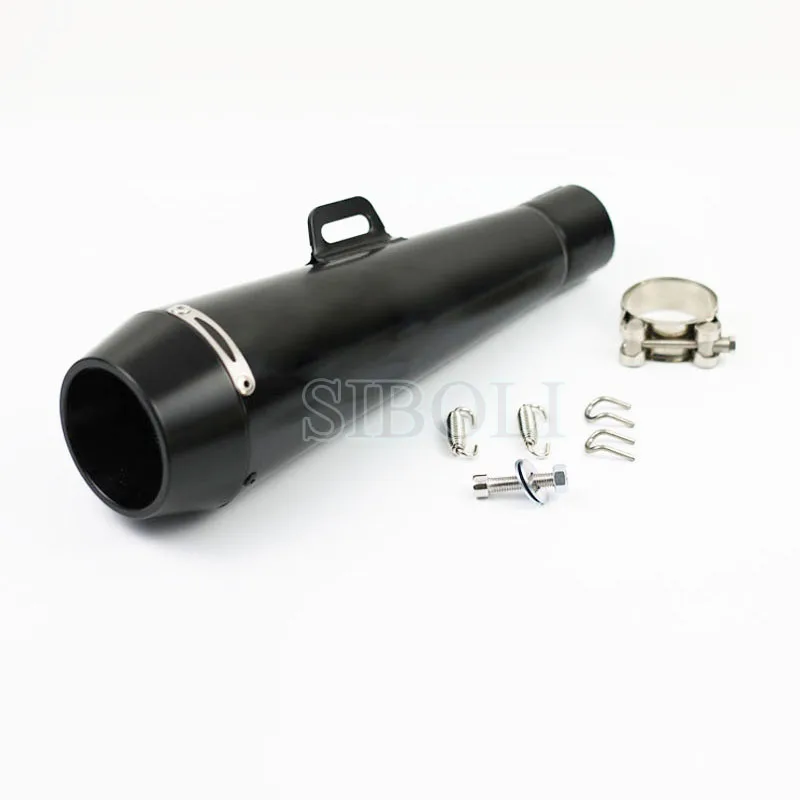 Motorcycle Exhaust Slip-On Exhaust 51mm Inlet Universal Motorcycle Muffler R3 R6 FZ-09 FZ07 ZX14R GSXR750 NinjaZX6R Z1000