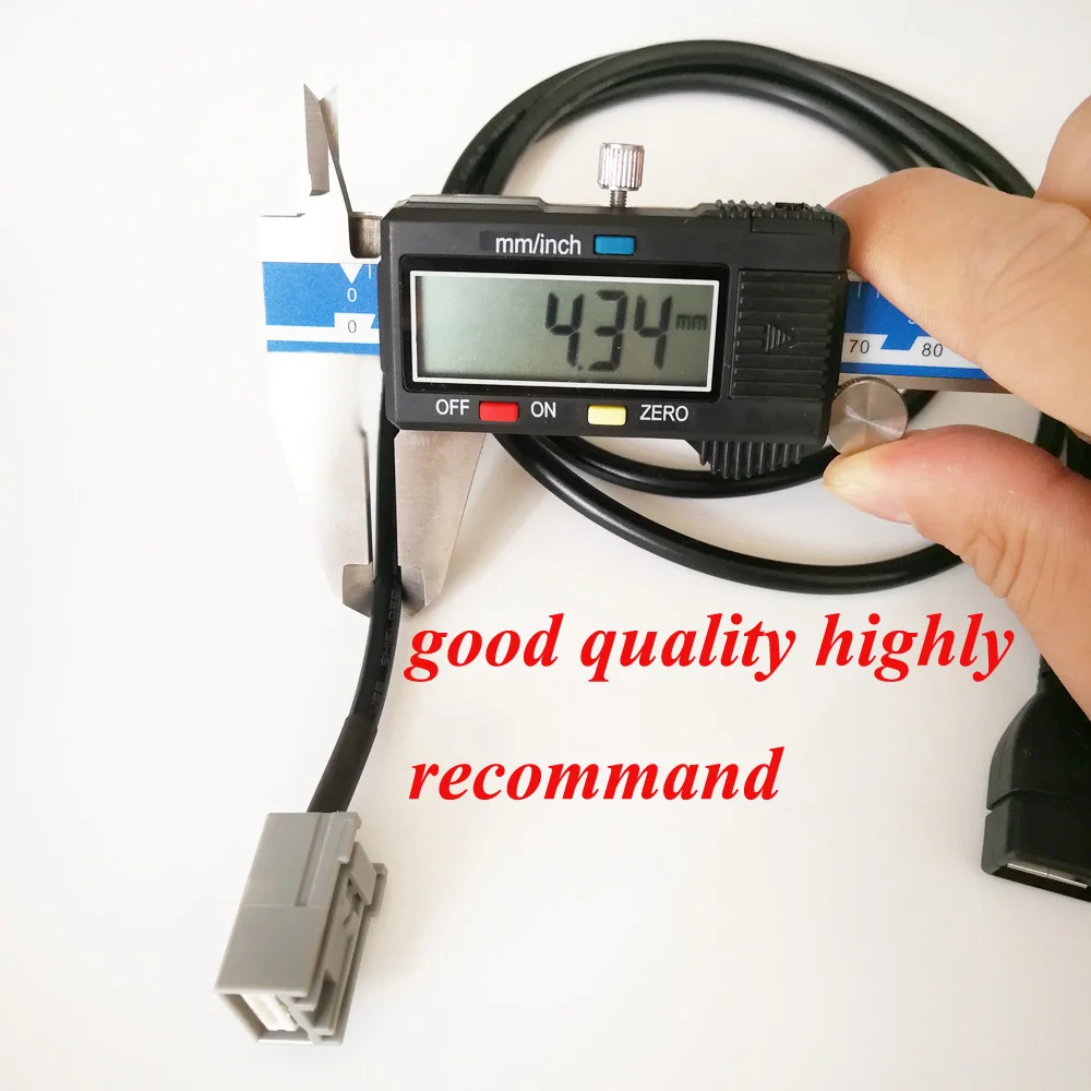 Biurlink سيارة USB كابل محول دعم MP3 MP4 WMA فلاش USB لميتسوبيشي أوتلاندر ASX لانسر