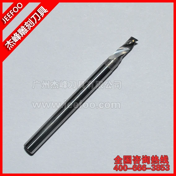 3.175*2.5*4 mm One Flute Sprial End Mill /Tungsten Carbide CNC Router Bits /Engraving cutting tools