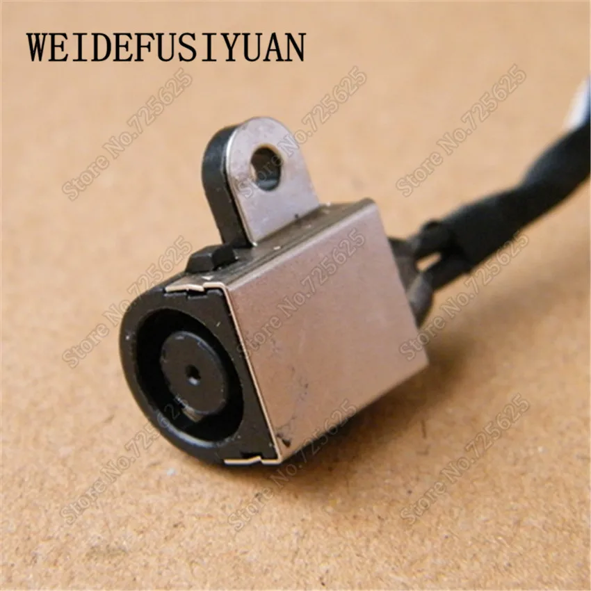 AC DC Power Jack With Cable for Dell Latitude 3480 3488 3580 3588 P79G Charging Port Socket Connector 450.0A101.0021 Leng