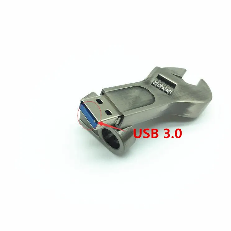 Retail Metal adjustable wrench USB 3.0 Flash Drives thumb memory stick 4GB 8GB 16GB 32GB 64GB Flash Memory Pen Drive pendrive