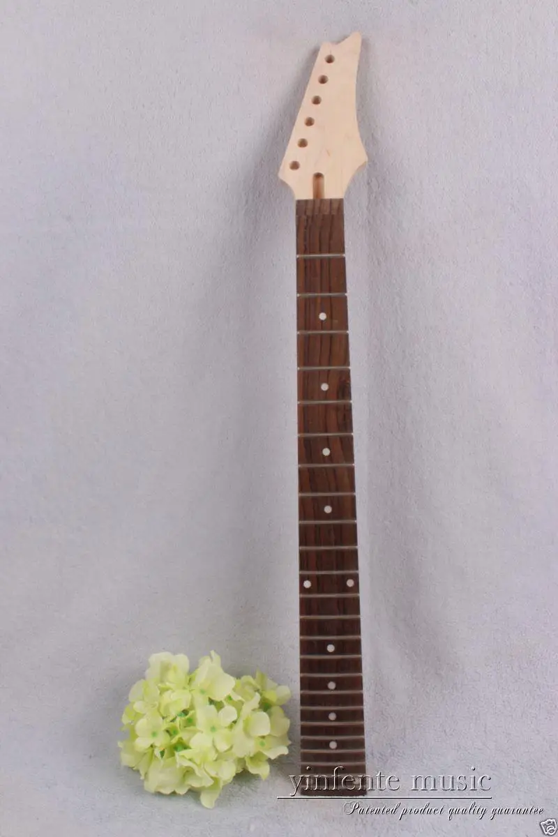 

1pcs New electric guitar neck maple wood 24 fret 25.5'' rose wood Truss Rod #733