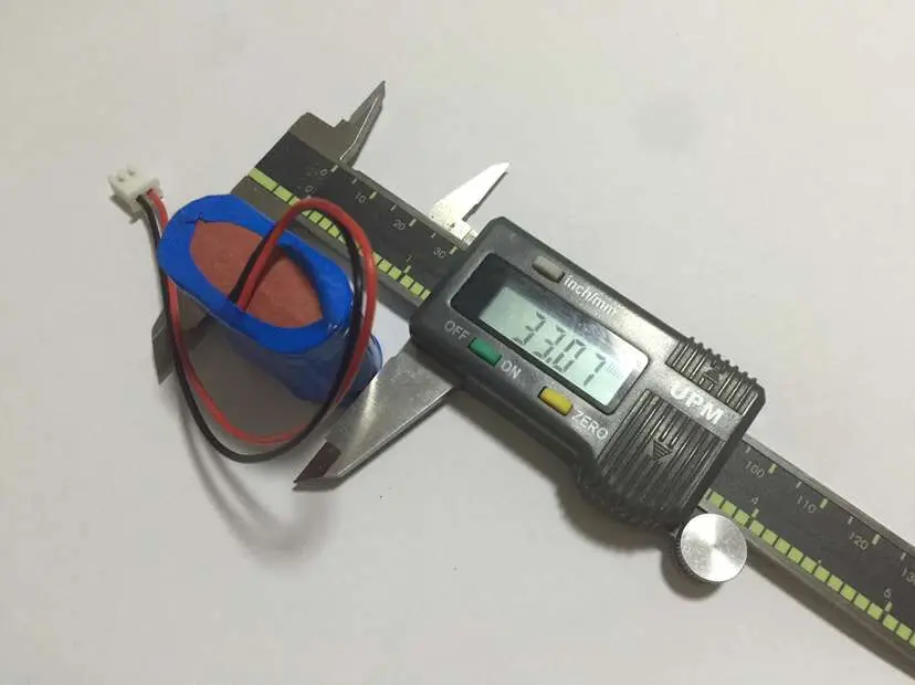 جديد حقيقي 7.4 فولت بطارية ليثيوم بوليمر بطارية قابلة للشحن 16340 1200MAH لوحة دوائر كهربائية اثنين من سلسلة المعدات