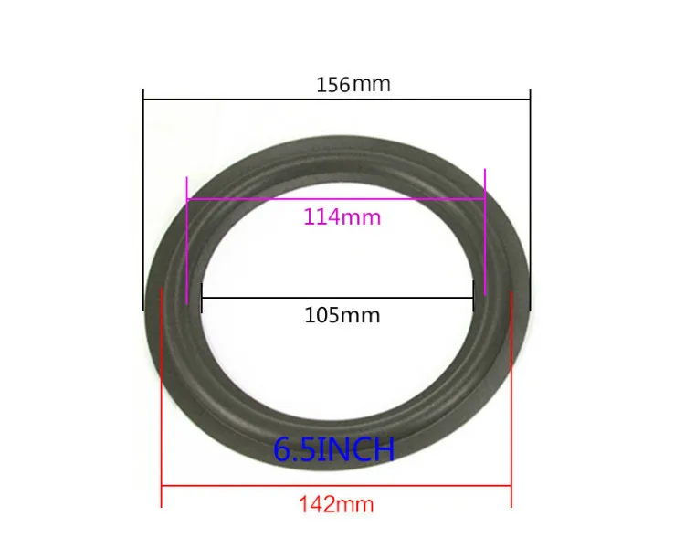 GHXAMP 2PCS Lautsprecher Schaum Reparatur Klapp Rand Ring Subwoofer Lautsprecher Reparatur Zubehör DIY 5 ZOLL 6,5 ZOLL 8 ZOLL 10 12 ZOLL