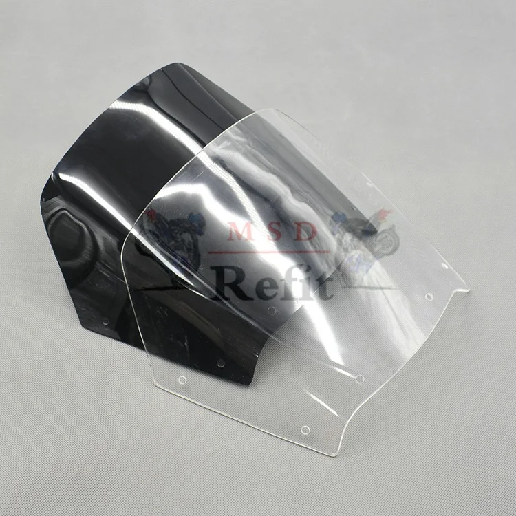 Motorcycle windshield glass offroad Motorcycle windscreen For Kawasaki KLE400 KLE 400