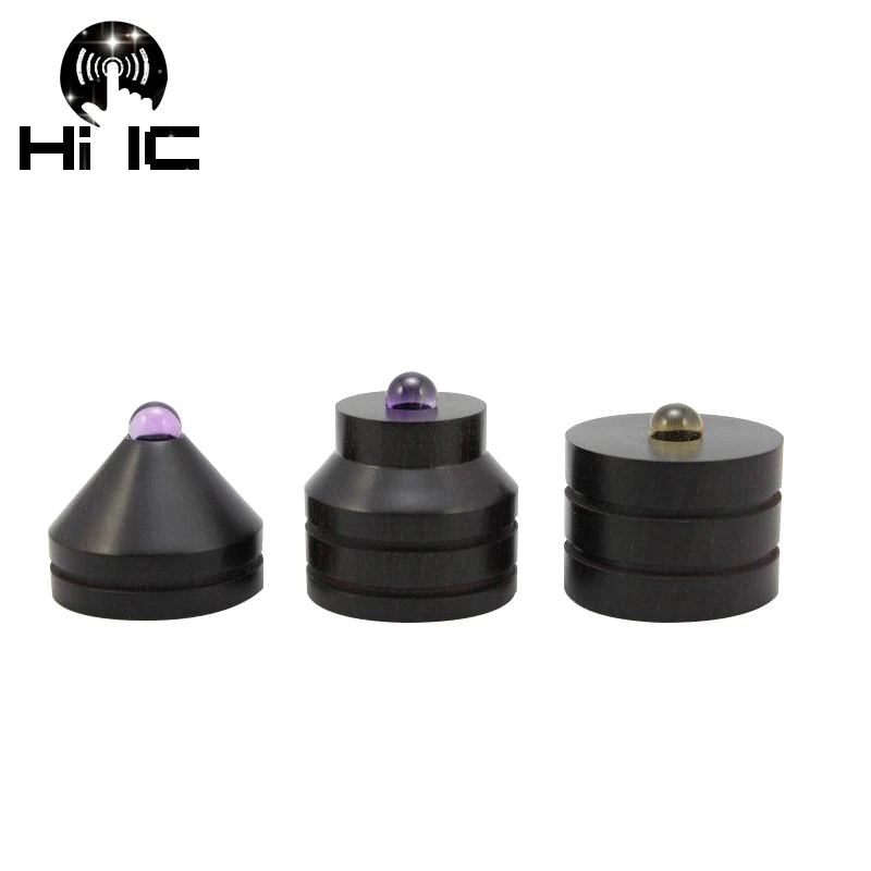 

HIFI Audio Speakers Amplifier Chassis Ebony Crystal Beads Anti-shock Shock Absorber Foot Feet Pads Vibration Absorption Stands