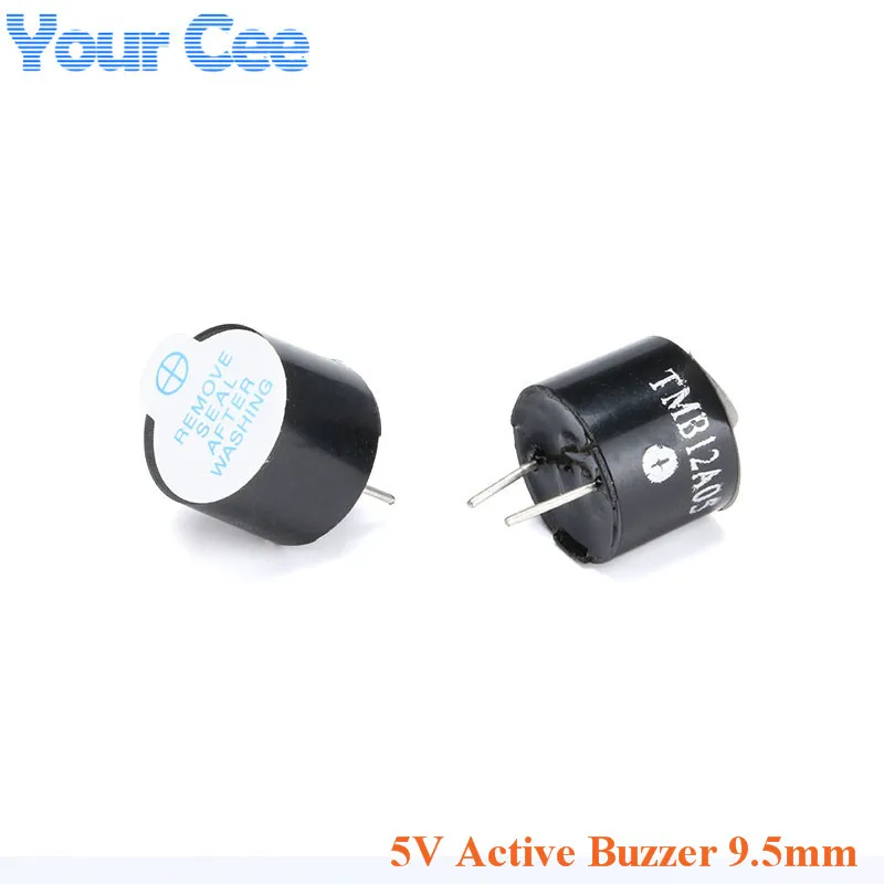 5pcs 5V Active Buzzer Height 9.5mm 7.5mm Alarm Sounder Speaker Electromagnetic SOT Long Sound Voice