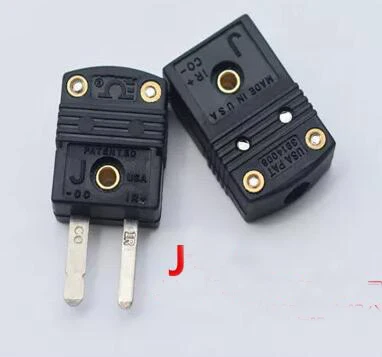 Free shipping 10set SMPW-J-M/F Female male J type socket connector Thermocouple plug original