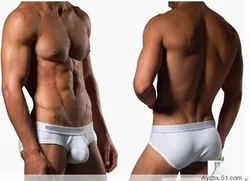 Private customized BOYTHOR Summer male sexy briefs low-waist pants care cotton solid color panties body shaping legging