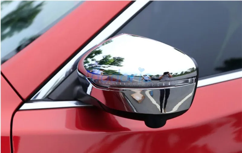 Accessories For Nissan Juke Door Mirror Cover Rear View Overlay Trim 2014 2015 2016 2017 2018 Frame Panel Chrome Car Styling