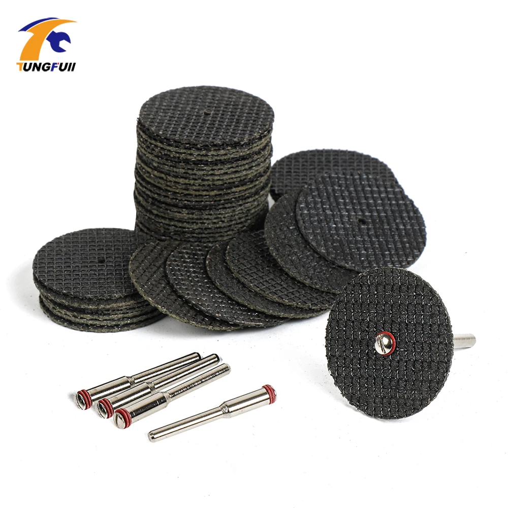 Tungfull Tool Cutting Disc 50pcs DIY Woodworking Dremel Style Accessories Electric Power Tools Mini Drill Cut off Wheel 1.25