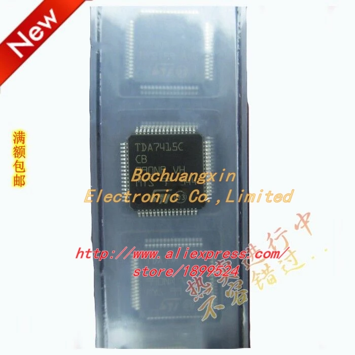 Free shipping TDA7415CCB TDA7415C CB TDA7415CB Car Radio Multimedia Signal Processor QFP-64