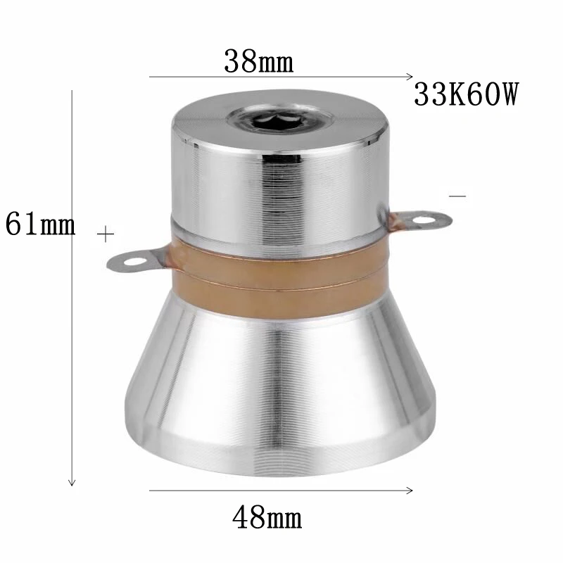 33khz 60w p8 ultrasonic cleaning Transducer,use in ultrasonic cleaner, dishwasher and Washing vegetables transducer