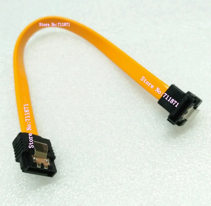 

Короткий кабель SATA из чистой меди, прямоугольный кабель SATA, DVD-ROM HDD SSD, изгиб данных, линия SATA, 20 см, 90 градусов, штекер, кабель SATA