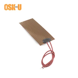 12V Polyimide Film Heater 0.15-0.3mm thickness Electric Heating Element Freeze-proof Heater Film for Mechanical Equipments