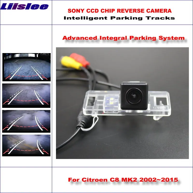 

Auto Intelligent Parking Tracks Rear Camera For Citroen C8 MK2 2002~2015 Backup Reverse NTSC RCA AUX HD SONY CCD Night Vision