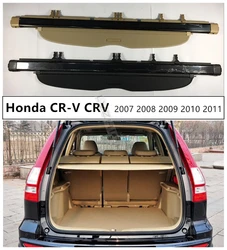 Rear Trunk Cargo Cover For Honda CR-V CRV 2007 2008 2009 2010 2011 High Qualit Security Shield Car Accessories Black Beige