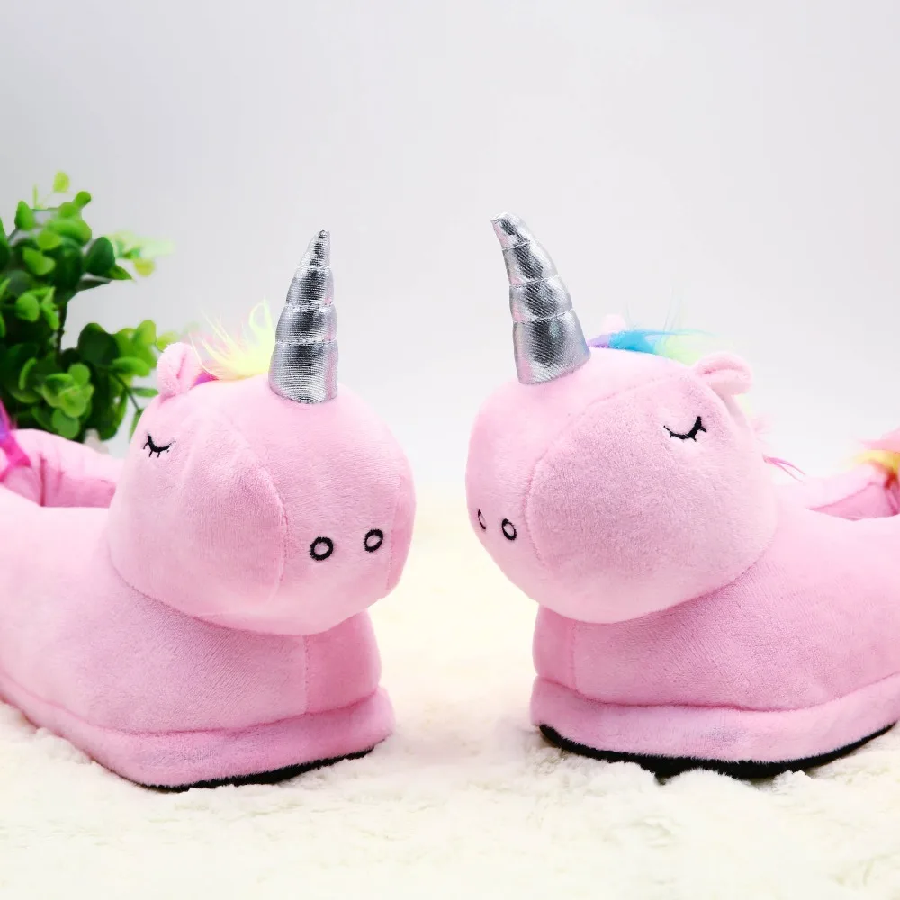 All Inclusive With Cotton Shoes Cartoon Cute Unicorn Slippers Home Furnishing Cotton Slippers In The Bedroom H404