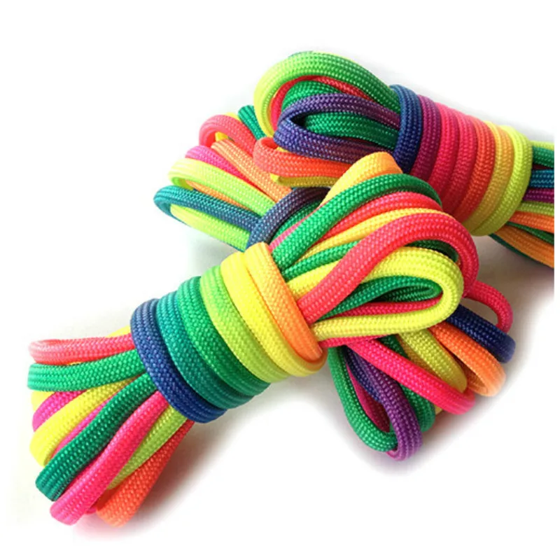 10meters Rainbow paracord New 550 Paracord Parachute Cord Lanyard Rope 7Strand Climbing Camping mix colouurs ss160915