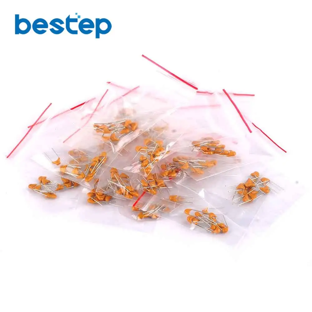 20PF-105(1UF) 50V 18ValuesX12pcs=216pcs Mono Monolithic Capacitors ,Monolithic Ceramic Capacitor Assortment Kit