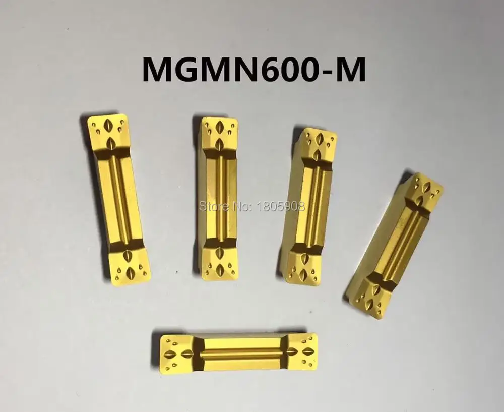 10PCS MGMN600 -M  carbide turning inserts For Steel,cutting insert,cnc,machine  for Grooving Holder MGEHR & MGIVR &MGEVR