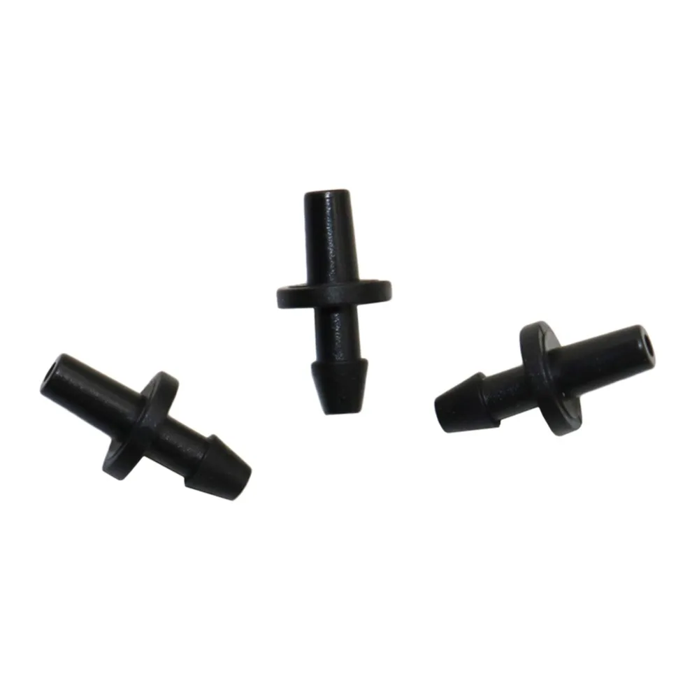 Greenhouse 4 mm Single Barb Straight Connector Garden Water Quick Connector Drip Irrigation Fittings Agriculture Tools 50 Pcs