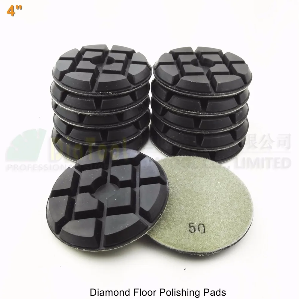 SHDIATOOL 12pcs 100mm #50 diamond floor sanding disc SA622 4