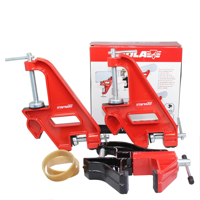 

VOLA Alpine Ski Jaws Vise Compact Race or Home Waxing Tuning Edging