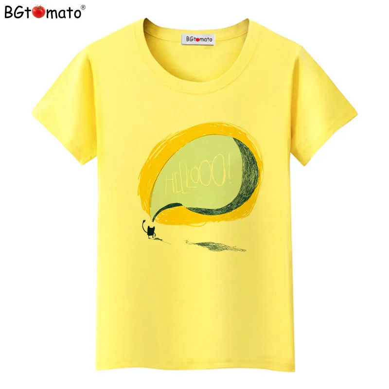 

BGtomato T shirt Personality printing colorful t-shirt women Short sleeve o neck casual tshirt harajuku tee shirt femme