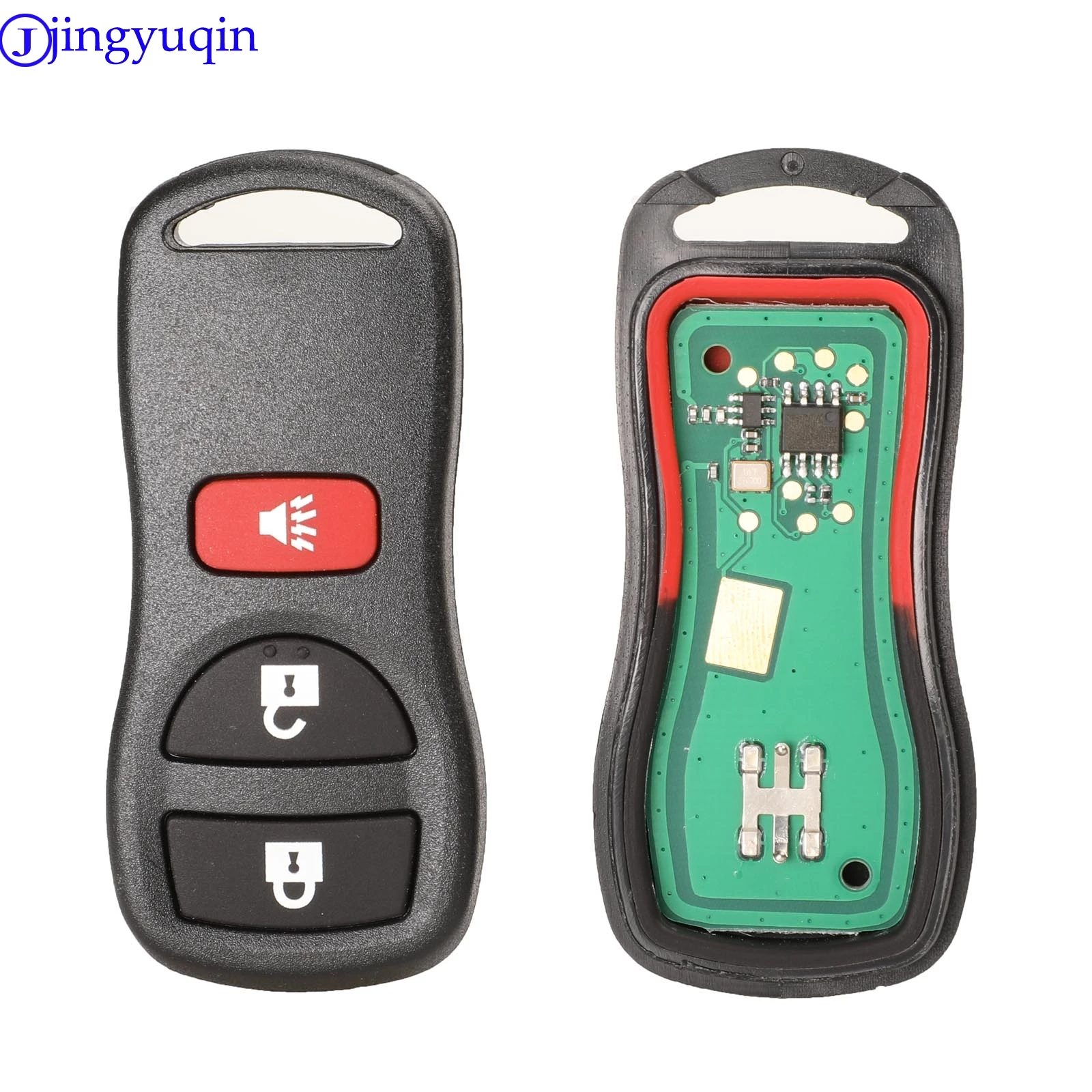 Jingyuqin 315/433MHZ 3/4 Tasten Auto Entry Remote Key Für Infiniti/Nissan Frontier Murano Armada Pathfinder 2002-2008 KBRASTU15