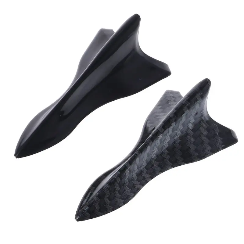 

1Pcs Universal EVO-Style Pu Rear Roof Shark Fins Spoiler Shark Fin Diffuser Vortex Generator Car Roof Spoiler Bumper M77