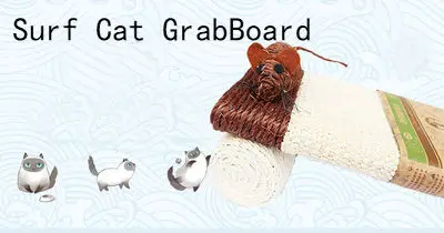 

Sisal series cat scratching board fun funny surfing cat scratch board pet supplies Removable