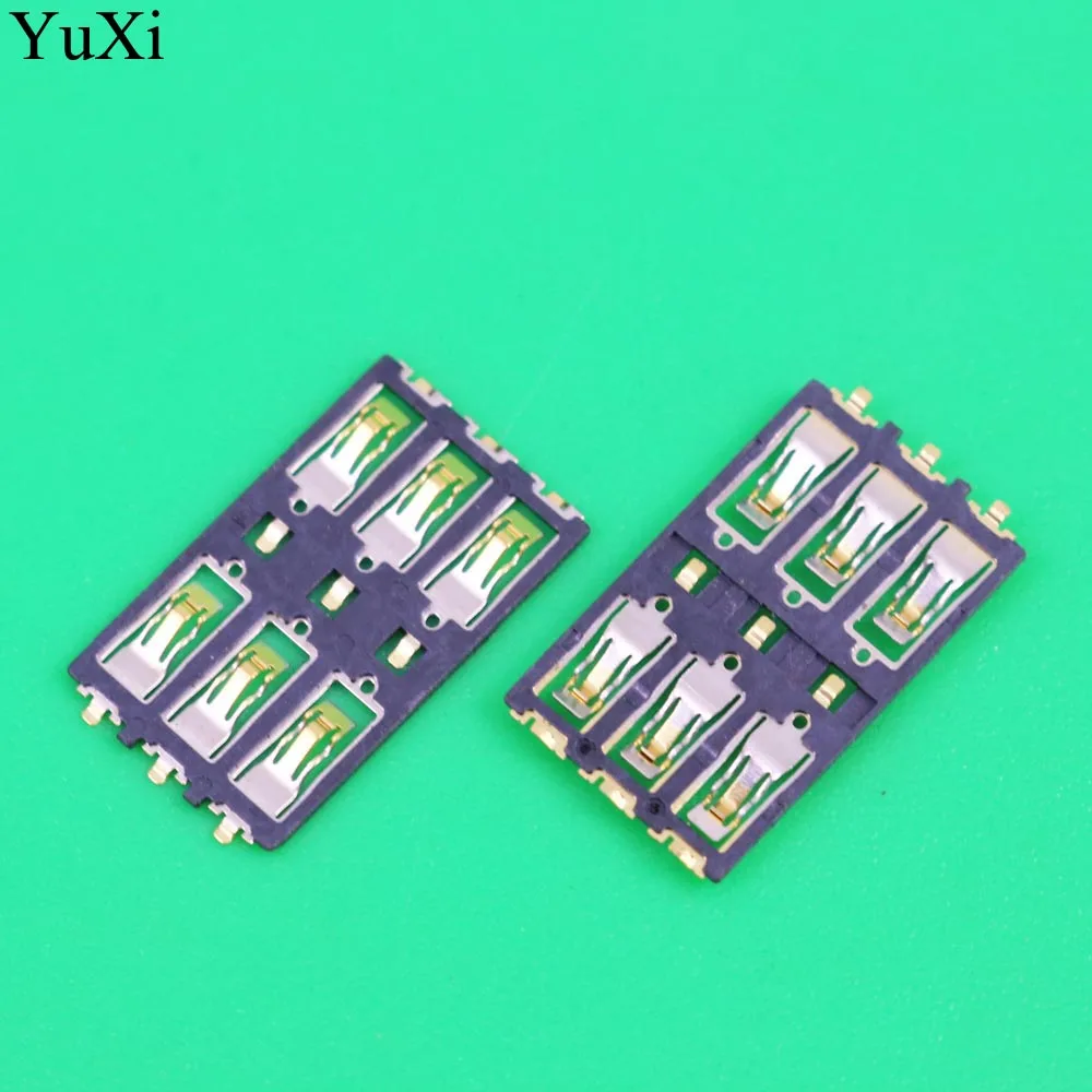 YuXi SIM Card Slot Reader Houder Connector SIM Card Socket voor vivo X3T/F/V Y31 Y51 Y51A l Y31