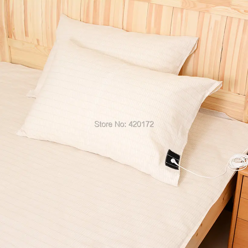 Silver Cotton Antibacterial Pillow Case Antistatic Pillow Slip With Factory Price Conductive Pillowcase Good For Healthy