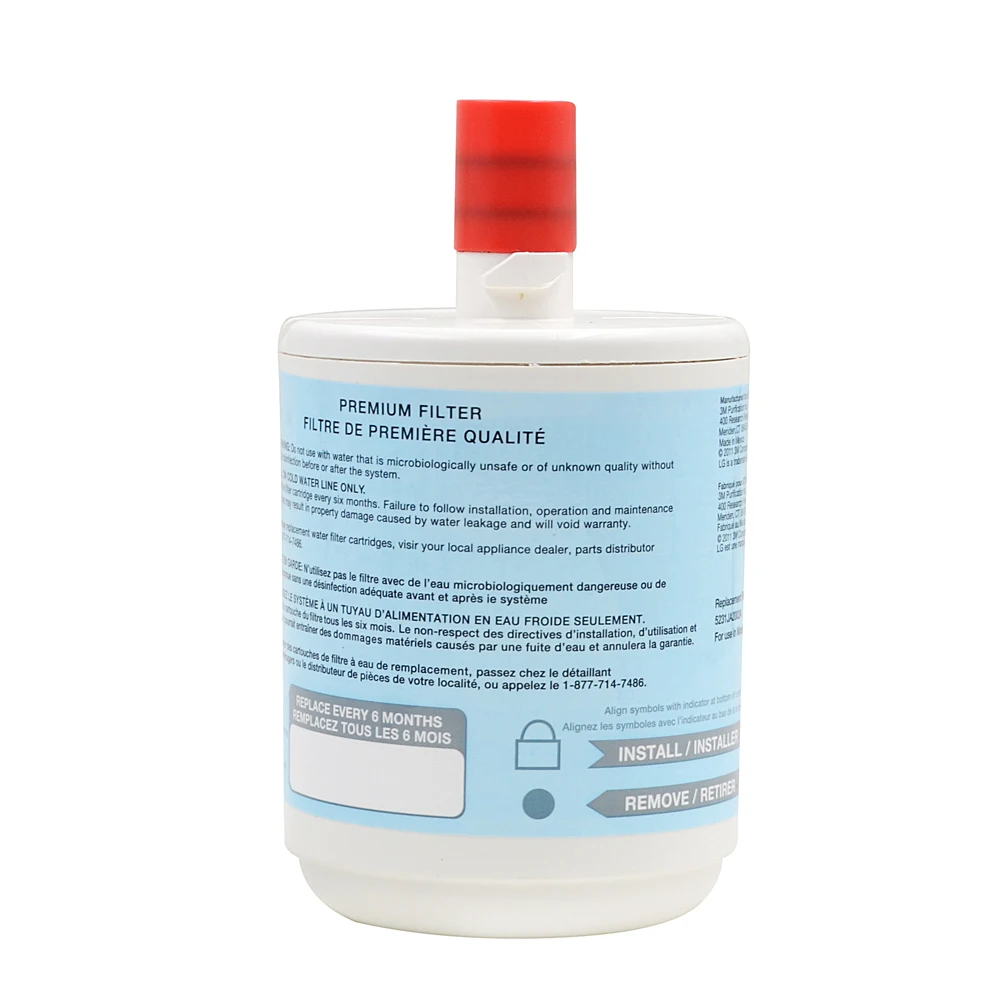 المنزلية المطبخ منقي مياه تصفية الشرب المباشر الثلاجة الكربون تصفية المياه استبدال ل Lt-500p 5 قطعة/الوحدة